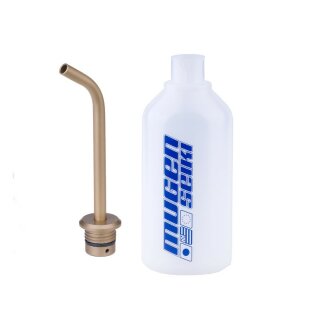 Mugen B0115 Tankflasche,Metallrohr,gold eloxiert