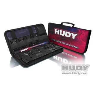 HUDY - Setup-System für 1:8 Glattbahnfahrzeuge + Tasche