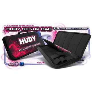 HUDY 199240 SET-UP Tasche für 1/8 OFF-ROAD CARS - EXCLUSIVE EDITION