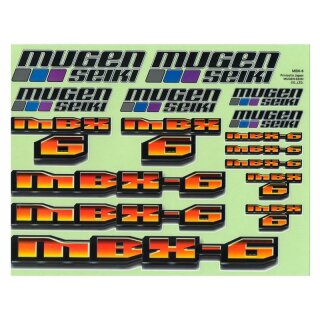 Mugen E0052 Dekorbogen MBX-6