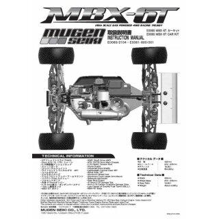 Mugen E0061 Bauanleitung MBX-6T Truggy