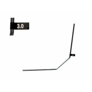 Mugen E0129 Stabilisator-Set HA 3.0mm MBX-5