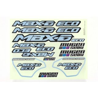 Mugen E1028 Dekorbogen MBX-6 eco