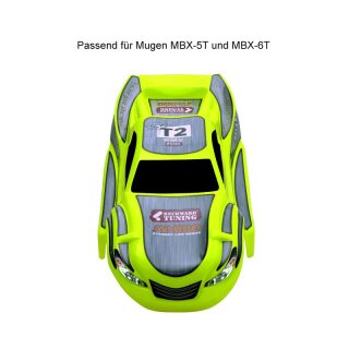 RT Symbio T2 1:8 Truggy Lexan Karosserie für Mugen Seiki MBX-5T MBX-6T