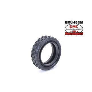 1:10  Schumacher Cut Stagger 2WD Frontreifen -Low Profile- gelb (2) U6770
