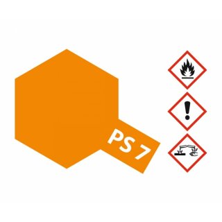 Tamiya 86007 PS-7-Lexanspray orange 100ml