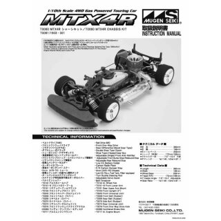 Mugen T0061 Bauanleitung MTX-4 R