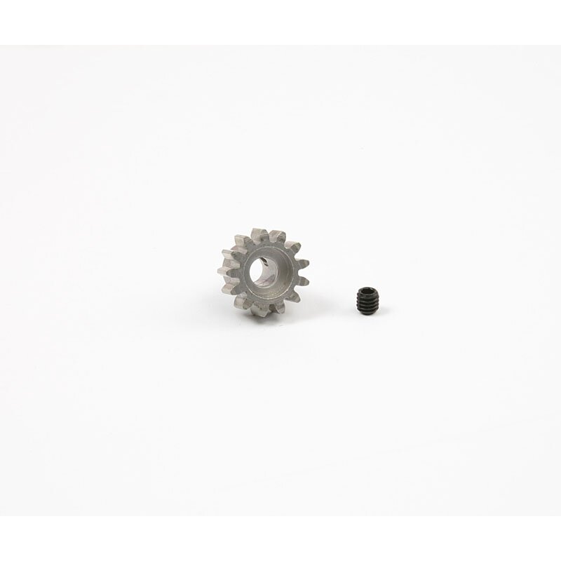 Mugen Stahl Motorritzel 13 Zähne Modul 1 – Für 1/8 RC-Modelle, Inkl. Madenschraube