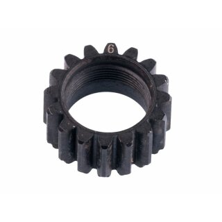 Mugen T0731 Ritzel 16 Zähne für 1.Gang, Stahl