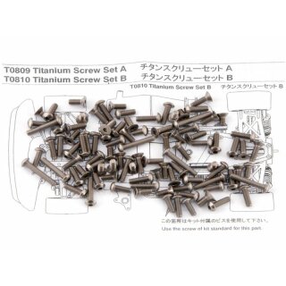 Mugen T0809 Schraubenset Titan oben MTX-4