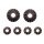Mugen T2227 Differential-Zahnräder ohne O-Ringe STAHL NEU