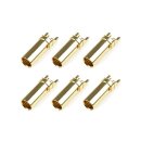 Team Corally 50163 - BULLIT Goldbuchse 5.0mm weiblich (6...