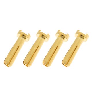 GForce GF-1000-013 Steckverbinder 4.0mm Goldkontakt 90 Deg Stecker 4 St.