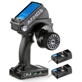 ABSIMA 3-Kanal Fernsteuerung "CR3P" 2.4GHz inkl. 2 Empfänger