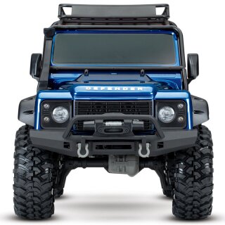 Traxxas TRX-4 LR Defender 4x4 Metallicblau RTR o. Akku/Lader 1/10 4WD Scale-Crawler Brushed