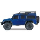 Traxxas TRX-4 LR Defender 4x4 Metallicblau RTR o. Akku/Lader 1/10 4WD Scale-Crawler Brushed