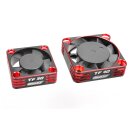 Team Corally C-53112-1 Ultra High Speed Cooling Fan TF-40 BEC connector - 40mm - Farbe Schwarz / Rot