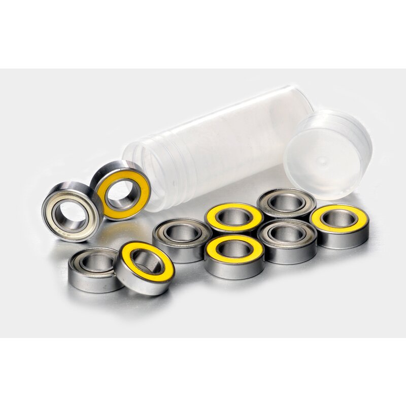 4 ruote di ricambio per vogatore, 8 x 40 x 10 mm, con cuscinetto