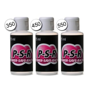 PSR Premium Silicone Oil SET Stossdämpfer 350 - 450 - 550cps.