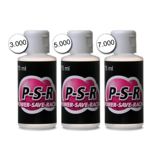 PSR Premium Silicone Oil SET Differential 3000 - 5000 - 7000cps.