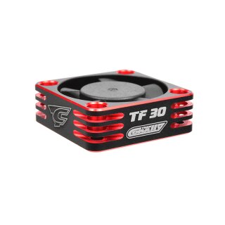 Team Corally C-53110-1 Ultra High Speed Cooling Fan TF-30 w/BEC Connector 30mm Color Black Red