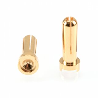 RUDDOG Products RP-0193 5mm Gold Plug Male (2pcs)