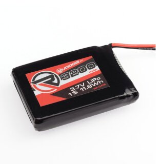 RUDDOG 3200mAh 3.7V MT-5 | MT-44 LiPo Transmitter Battery Pack # Sanwa MT-5