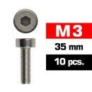 M3X35MM CAP HEAD SCREWS (10 PCS)