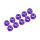 3 MM. ALU. NYLON NUT PURPLE (10PCS)
