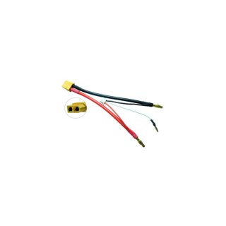 TSP-Racing Ladekabel XT60 Female to 4mm incl. 2.5mm Balancer Anschluss 2S Lipo