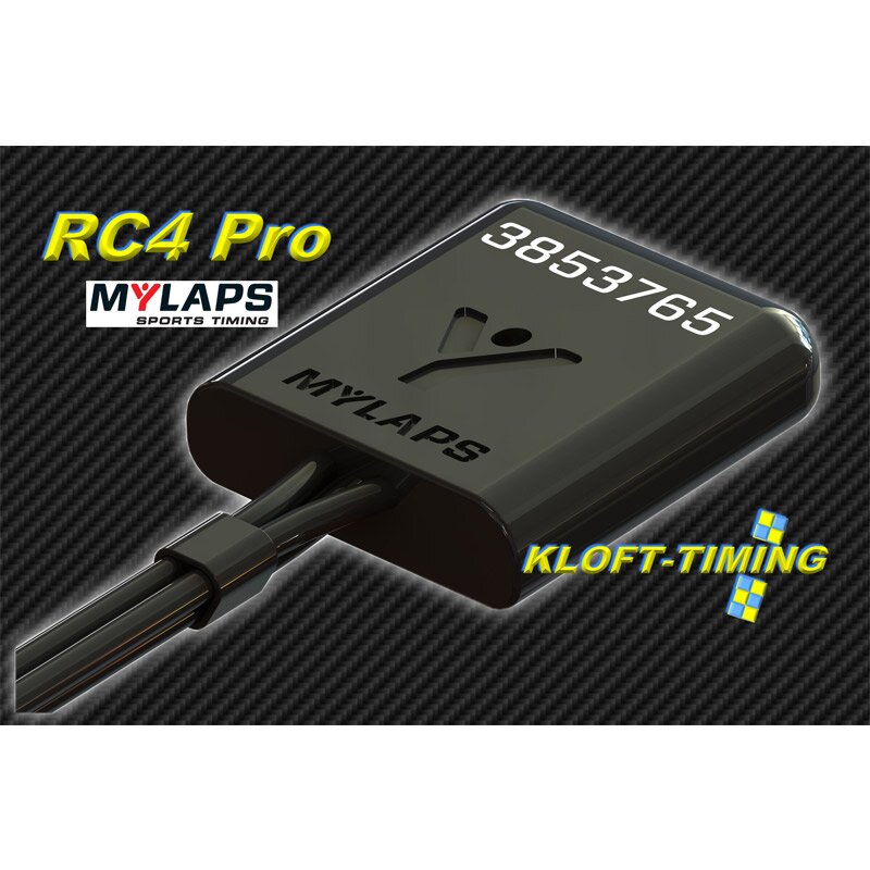 RC4 Pro Transponder "SCHWARZ" MyLaps AMB, 119,90