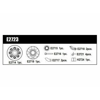 Mugen E2723 Kupplung Komplett MBX8R