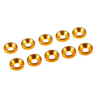 3 MM ALU.WASHER GOLD (10PCS.)