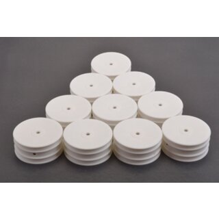 1:10 Schumacher Felgen Offroad Front 4WD - 12mm sechskant - weiß - (5 Paar)