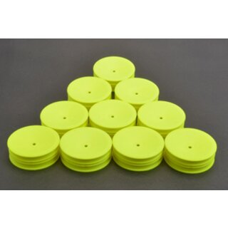 1:10 Schumacher Felgen Offroad Front 2WD - 12mm Sechskant Slim - Neon Gelb- (5 Paar)