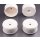 Sweep 1:8 Truggy Dish Wheel Offset Zero White 4pcs