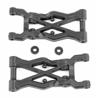 Team Associated RC10B6.3 FT Rear Suspension Arms 73mm, carbon fiber