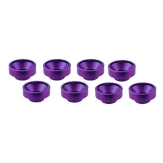 M3 ALUMINUM SERVO WASHER PURPLE (8 PCS)