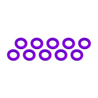 ALUMINUM SHIM (3X6X0.5MM) PURPLE (10PCS)