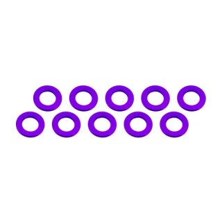 ALUMINUM SHIM (3X6X0.5MM) PURPLE (10PCS)