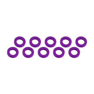 ALUMINUM SHIM (3X6X1MM) PURPLE (10PCS)