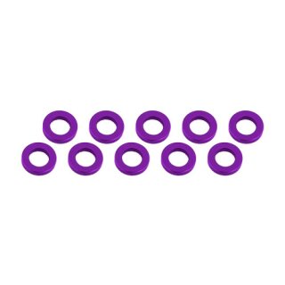 ALUMINUM SHIM (3X6X2MM) PURPLE (10PCS)