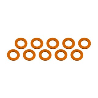 ALUMINUM SHIM (3X6X0.5MM) ORANGE (10PCS)