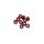4 MM. ALU. NYLON NUT RED (10 PCS)