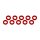 ALUMINUM SHIM (3X6X1MM) RED (10PCS)