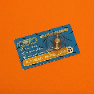 LRP Paltinum/Iridium Turbo Glow Plug 6T