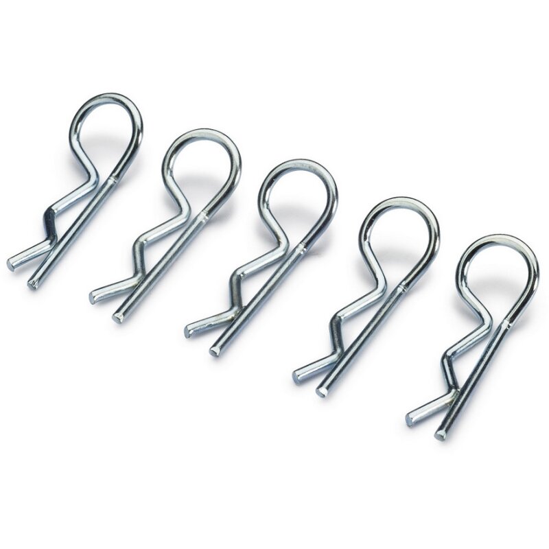 20 Stück Karosserieklammern 1:8 | 30 Mm, Silber, Für RC-Modelle