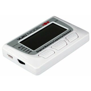 YUKI MODEL 700225 Digital Batterie Kapazität Prüfer LiPo LiIon LiFe NiMh + Servotester