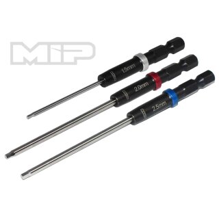 MIP Speed Tip™ Hex Driver Wrench Set Gen 2, Metric (3), 1.5mm, 2.0mm, & 2.5mm