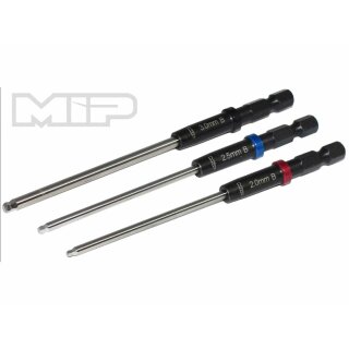 MIP Speed Tip™ Ball Hex Driver Wrench Set Gen 2, Metric (3), 2.0mm, 2.5mm, & 3.0mm